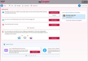 new my cooper home page