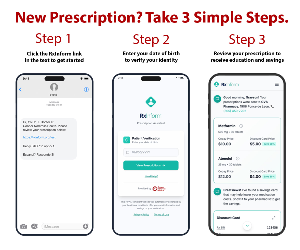 New Prescription? Watch for a Text Message.