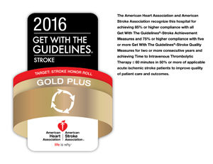 get with the guidelines 2016 gold plus award