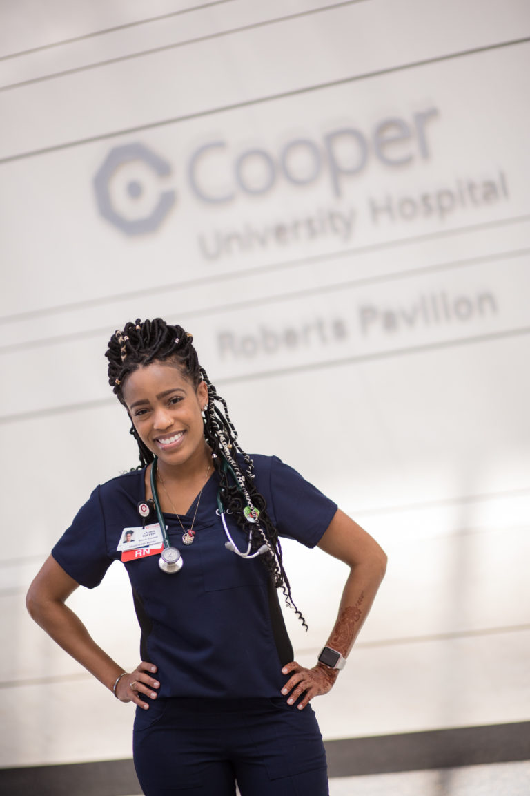 Cooper trauma nurse Laura Tolver, RN