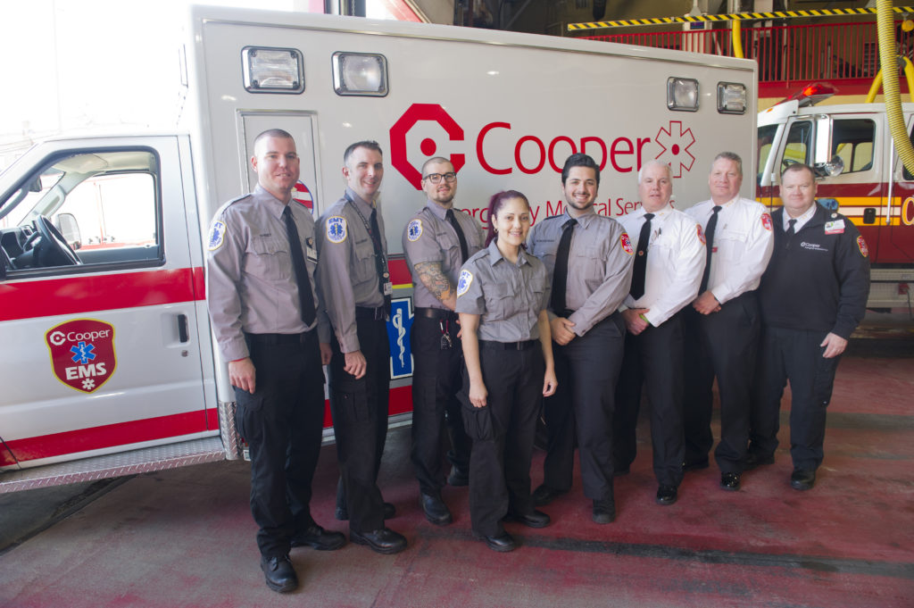 Cooper EMS Honored by Camden Officials for Outstanding Lifesaving