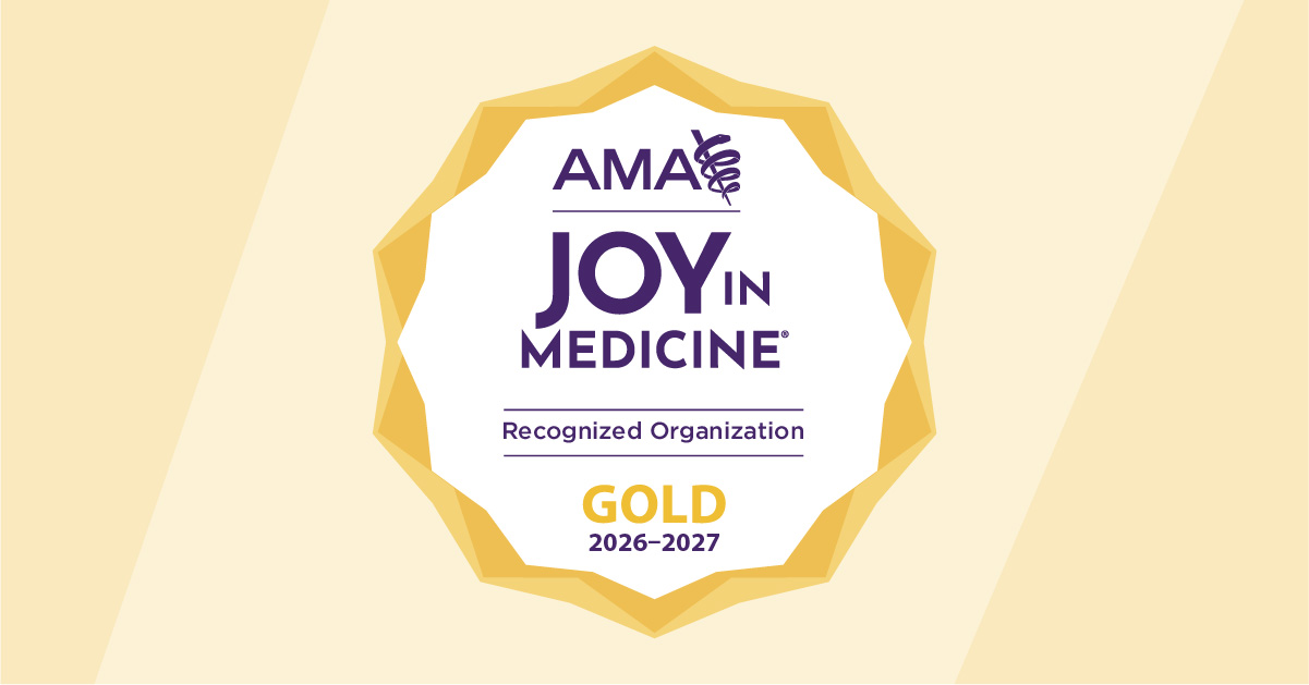 Cooper Norcross Health Earns Gold Recognition From American Medical Association for Commitment to Physician Well-Being